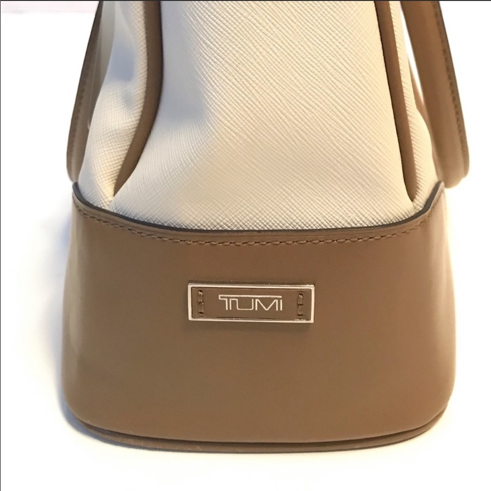 TUMI Cream and Tan Women's Bag